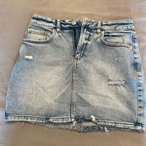 Garage jean skirt